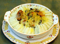 キノコたっぷりパスタグラタン