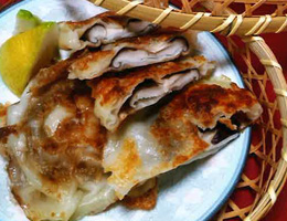 しいたけ餃子のチーズ便り