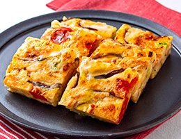 しいたけ入りイタリアンチヂミ